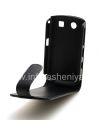 Photo 7 — Leather Case with vertical opening cover for BlackBerry Curve 8900, Black with black stitching