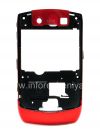 Фотография 3 — Цветной корпус для BlackBerry 8900 Curve, Красный Хром