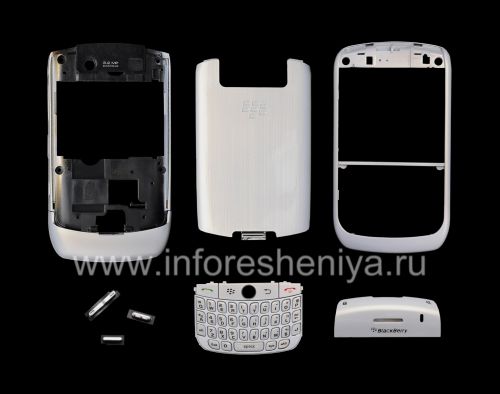 Photogallery for Color de la carcasa para BlackBerry Curve 8900, Espumoso Blanco product