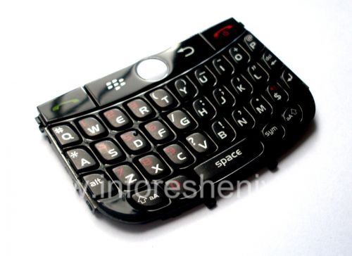 Photogallery for BlackBerryの曲線8900のためのオリジナルの英語キーパッド, ブラック product