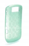 Photo 4 — Silicone Case packed with pattern "Rings" for BlackBerry Curve 8900, Blue