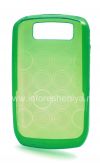 Photo 2 — Silicone Case packed with pattern "Rings" for BlackBerry Curve 8900, Green