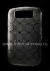Photo 1 — Silikon-Hülle mit Muster "Rings" für Blackberry Curve 8900 verpackt, Weiß