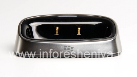 Оригинальное настольное зарядное устройство "Стакан" Charging Pod для BlackBerry 8900 Curve, Металлик
