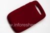Photo 3 — Etui en silicone d'origine pour BlackBerry Curve 8900, Rouge foncé (Dark Red)