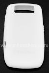 Фотография 1 — Оригинальный силиконовый чехол для BlackBerry 8900 Curve, Белый (White)