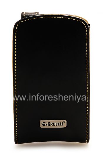 Signature Kulit Kasus Krusell Orbit Flex Multidapt Leather Case untuk BlackBerry 8900 Curve