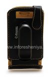 Photo 2 — Signature Leather Case Krusell Orbit Flex Multidapt Leder Tasche für Blackberry Curve 8900, Schwarz