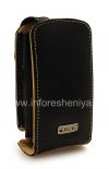 Фотография 3 — Фирменный кожаный чехол Krusell Orbit Flex Multidapt Leather Case для BlackBerry 8900 Curve, Черный