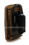 Фотография 4 — Фирменный кожаный чехол Krusell Orbit Flex Multidapt Leather Case для BlackBerry 8900 Curve, Черный