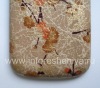 Photo 5 — Exclusive back cover for BlackBerry 9000 Bold, "Flowers on the branch" Beige / Brown