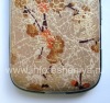 Photo 8 — Exclusive back cover for BlackBerry 9000 Bold, "Flowers on the branch" Beige / Brown