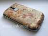 Photo 9 — Exclusive back cover for BlackBerry 9000 Bold, "Flowers on the branch" Beige / Brown