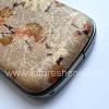 Photo 11 — Exclusive back cover for BlackBerry 9000 Bold, "Flowers on the branch" Beige / Brown