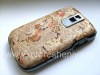 Photo 13 — Exclusive back cover for BlackBerry 9000 Bold, "Flowers on the branch" Beige / Brown