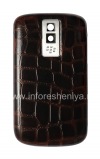 Photo 1 — cubierta trasera exclusiva BlackBerry 9000 Bold, "Cocodrilo" Brown