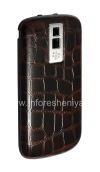 Photo 6 — विशेष रियर कवर BlackBerry 9000 Bold, "मगरमच्छ", ब्राउन