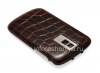 Photo 7 — এক্সক্লুসিভ পিছন কভার BlackBerry 9000 Bold, "কুমির", ব্রাউন