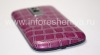 Photo 6 — Exklusive hintere Abdeckung BlackBerry 9000 Bold, „Krokodil“, Burgund