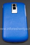 Photo 1 — Amanani ikhava ezingemuva BlackBerry 9000 Bold, "Isikhumba", Blue