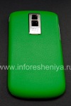 Photo 1 — Amanani ikhava ezingemuva BlackBerry 9000 Bold, "Isikhumba", Green