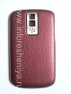 Photo 1 — penutup belakang eksklusif BlackBerry 9000 Bold, "Skin", Burgundy