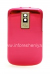 Photo 1 — cubierta trasera exclusiva BlackBerry 9000 Bold, Plástico, de color rosa brillante
