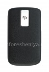 Photo 1 — The original back cover without opening the chamber for BlackBerry 9000 Bold, The black