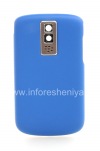 Фотография 9 — Цветной корпус для BlackBerry 9000 Bold, Голубой Матовый, крышка "Кожа"