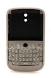 Фотография 1 — Цветной корпус для BlackBerry 9000 Bold, Серый Матовый, крышка Пластиковая