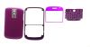 Фотография 3 — Цветной корпус для BlackBerry 9000 Bold, Фиолетовый Перламутровый, крышка "Кожа"