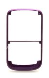 Фотография 6 — Цветной корпус для BlackBerry 9000 Bold, Фиолетовый Перламутровый, крышка "Кожа"