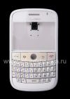 Фотография 1 — Цветной корпус для BlackBerry 9000 Bold, Белый Перламутровый, крышка Пластиковая