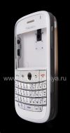 Фотография 4 — Цветной корпус для BlackBerry 9000 Bold, Белый Перламутровый, крышка Пластиковая