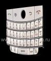 Фотография 4 — Жемчужно-белая русская клавиатура BlackBerry 9000 Bold, Белый (Pearl-white)