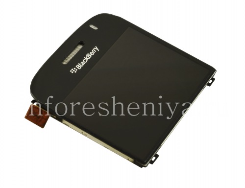 Photogallery for Perakitan layar asli dengan kaca untuk BlackBerry 9000 Bold, Hitam, Type 002/004 product