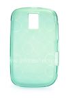 Photo 1 — Silicone Case packed with pattern "Rings" for BlackBerry 9000 Bold, Blue