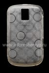 Photo 1 — Silicone Case packed with pattern "Rings" for BlackBerry 9000 Bold, White