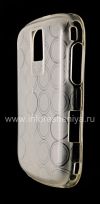 Photo 3 — Silicone Case packed with pattern "Rings" for BlackBerry 9000 Bold, White
