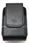 Фотография 1 — Оригинальный кожаный чехол c клипсой прямоугольный Leather Swivel Holster для BlackBerry 9000 Bold, Черный (Black)