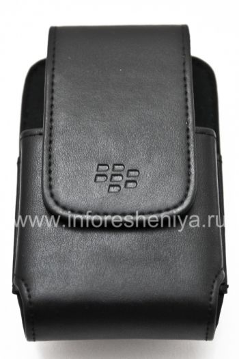 Original Leather Case c rectangular clip Leather Swivel Holster for BlackBerry 9000 Bold