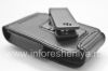 Photo 8 — Housse en cuir d'origine c pince En cuir rectangulaire Swivel Holster pour BlackBerry 9000 Bold, Noir (Black)