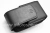 Photo 9 — Funda de cuero original c rectangular Clip Funda giratoria de piel para BlackBerry 9000 Bold, Negro (Negro)
