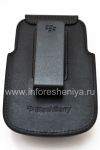 Photo 2 — Original Leather Case c clip round Leather Swivel Holster for BlackBerry 9000 Bold, Black