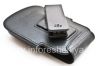 Photo 5 — L'étui en cuir d'origine c pince En cuir rond pivotant Holster pour BlackBerry 9000 Bold, Noir (Noir)