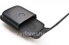 Фотография 7 — Оригинальный кожаный чехол c клипсой округлый Leather Swivel Holster для BlackBerry 9000 Bold, Черный (Black)