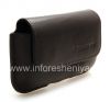 Фотография 4 — Оригинальный кожаный чехол-сумка с зажимом Horisontal Holster для BlackBerry 9000 Bold, Темно-коричневый (Espresso)