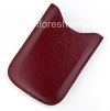 Фотография 5 — Оригинальный кожаный чехол-карман Leather Pocket Pouch для BlackBerry 9000 Bold, Красный (Red)