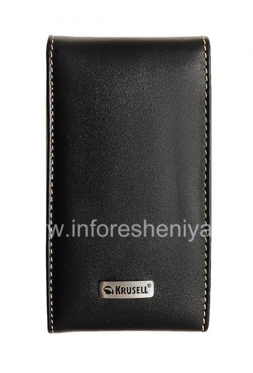 Галерея фотографий товара Фирменный кожаный чехол Krusell Orbit Flex Multidapt Leather Case для BlackBerry 9000 Bold, Черный (Black)