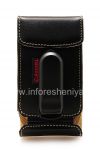 Фотография 2 — Фирменный кожаный чехол Krusell Orbit Flex Multidapt Leather Case для BlackBerry 9000 Bold, Черный (Black)